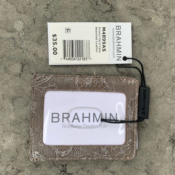 BRAHMIN Leather Kristen Card/ID Case - Picture 1 of 3